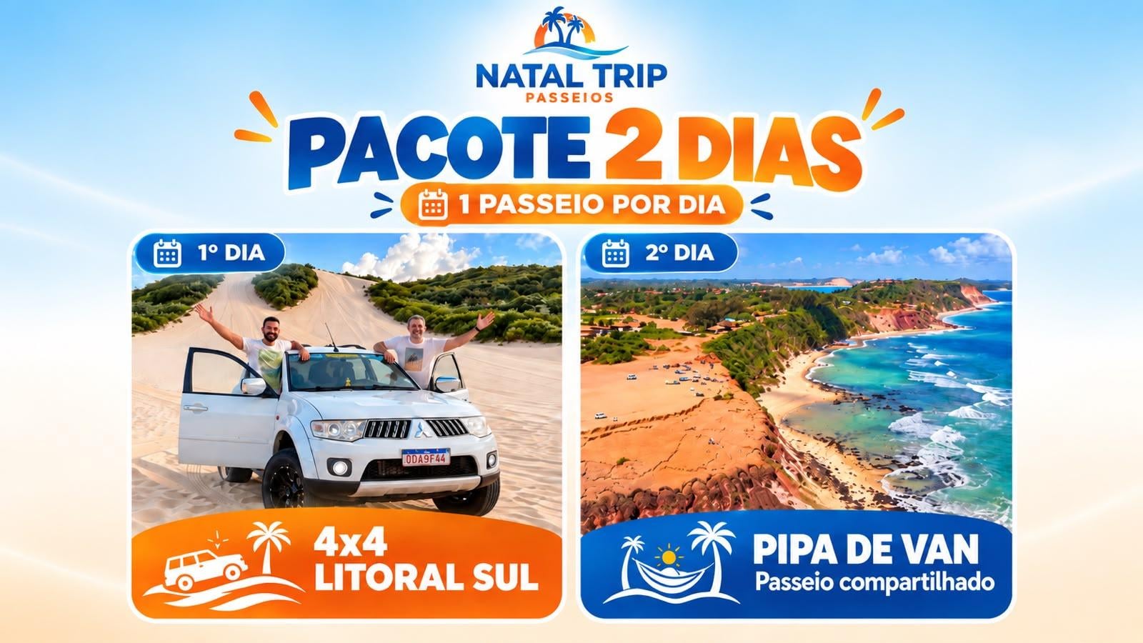Pipa + 4x4 litoral sul